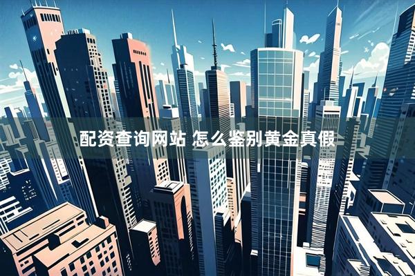 配资查询网站 怎么鉴别黄金真假